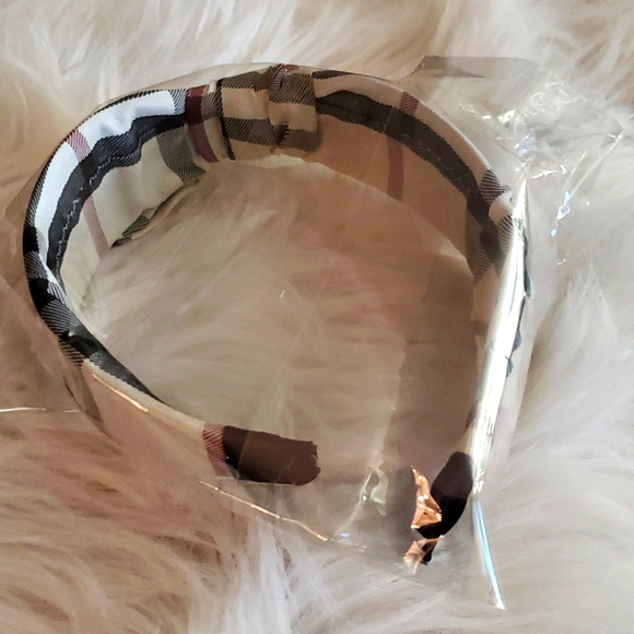 Plaid knotted headband - Picture 8 of 8